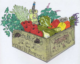 Illustrations for Afternoon Tea in Japan which were used on products